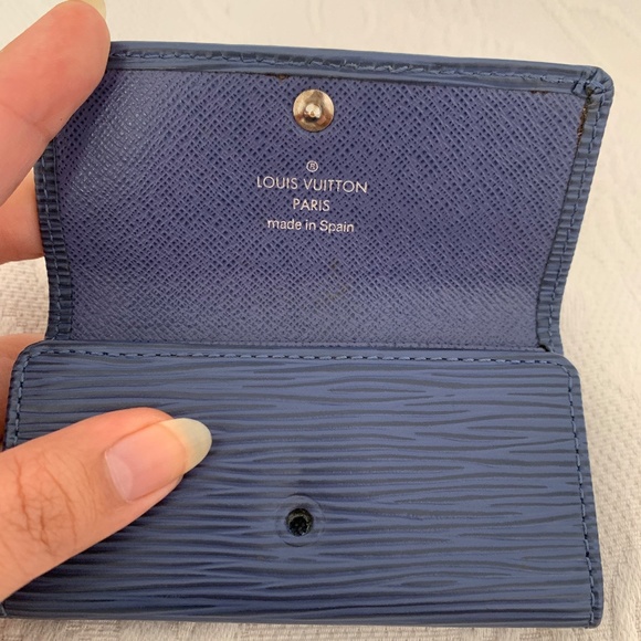 Louis Vuitton Blue Epi Leather Key holder Card holder - Picture 3 of 7